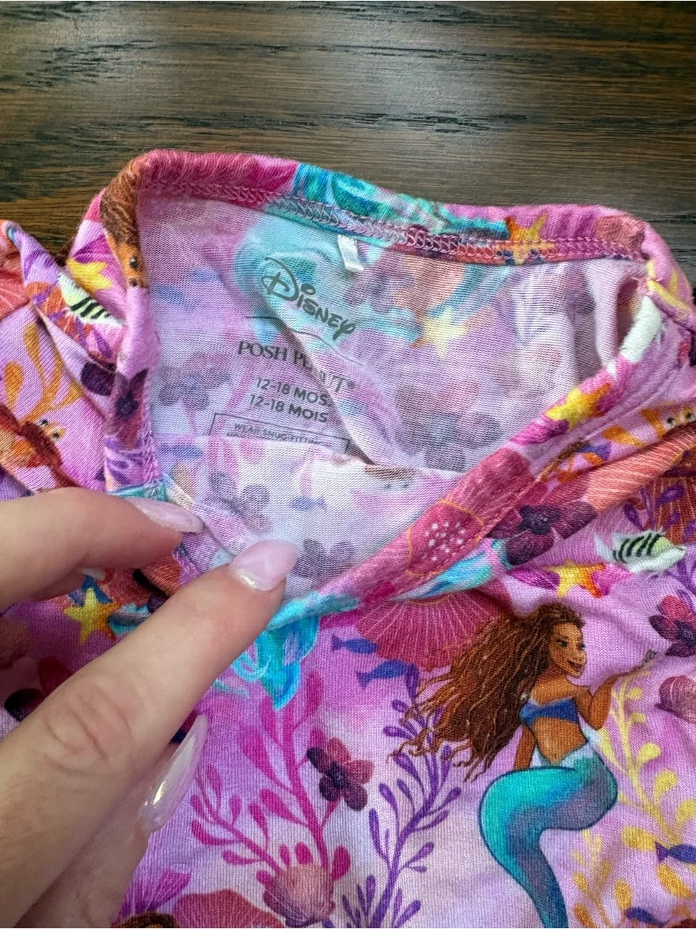 Posh Peanut Little Mermaid classic Pajama Set